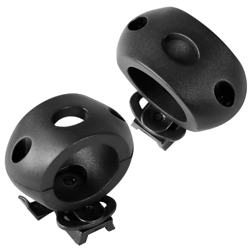 BOOIU Helmet Flashlight Mount Clip Tactical Helmet Flashlight Clamp Adaptor for Fast Mich Helmet Accessories Rail Groove Holder