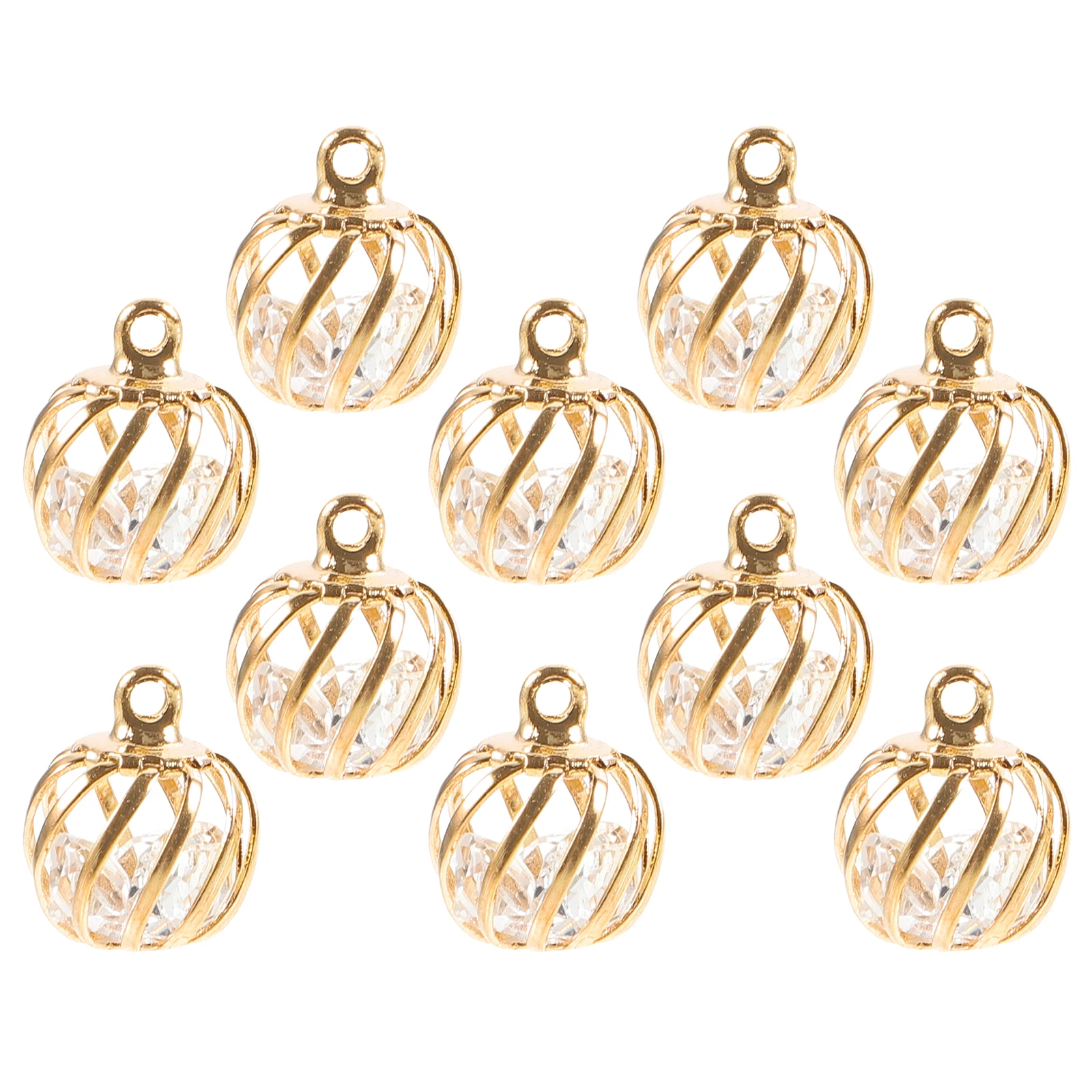 

10pcs Earrings Necklace Bracelet Accessories Spring Lantern Beads Jewelry Making Kit Charms Pendants Gifts