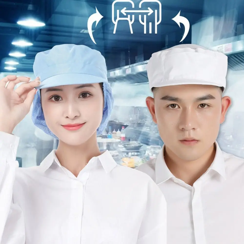 

Kitchen Breathable Cooking Hygienic Dust-proof Work Hat Restaurants Accessories Cook Hat Chef Cap