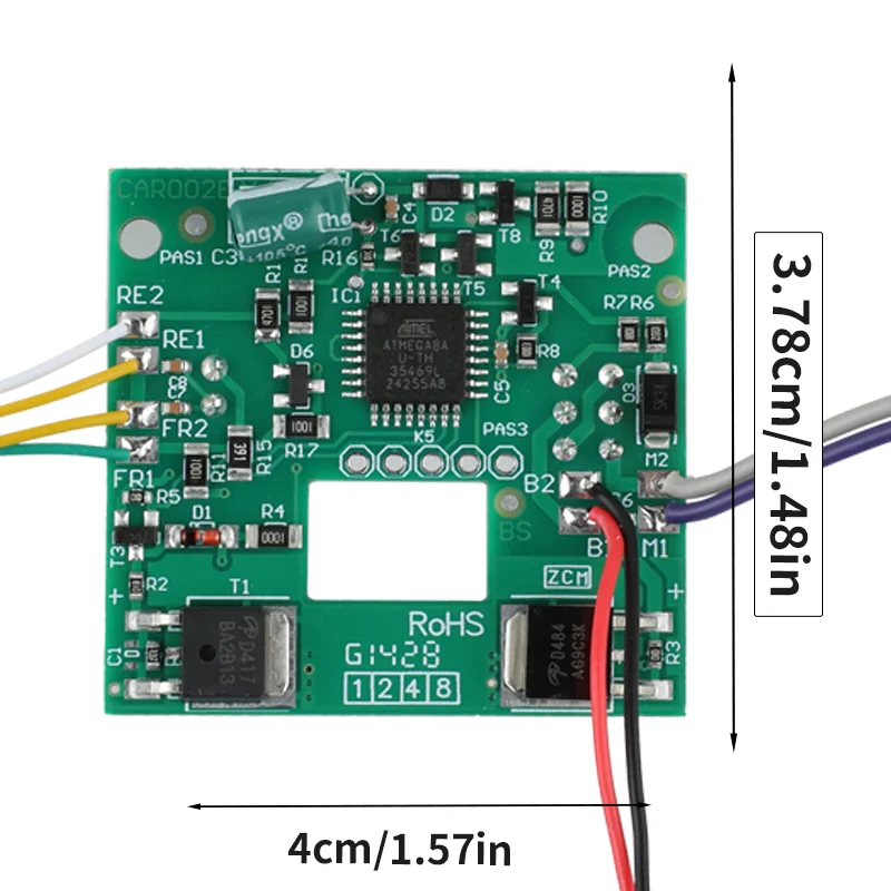 Slot Car Carrera Digital Chip 1 24 20763 Decoder Main Control Board Receiver Conversion Parts