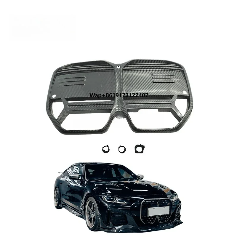 

Orginal Design Front Bumper Grille Replace Parts Kit Full Dry Carbon Fiber Front Grille