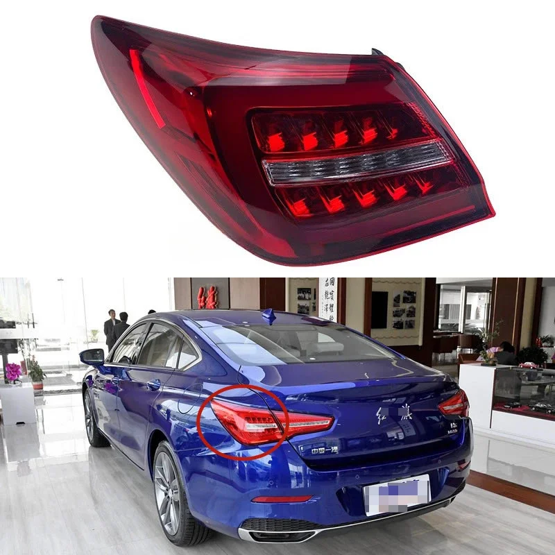 

For FAW Hongqi H5 2018 2019 20 2021 2022 Car Accessories LED Rear outside Tail Light Assembly Stop Lights Parking Lamp Rear lamp