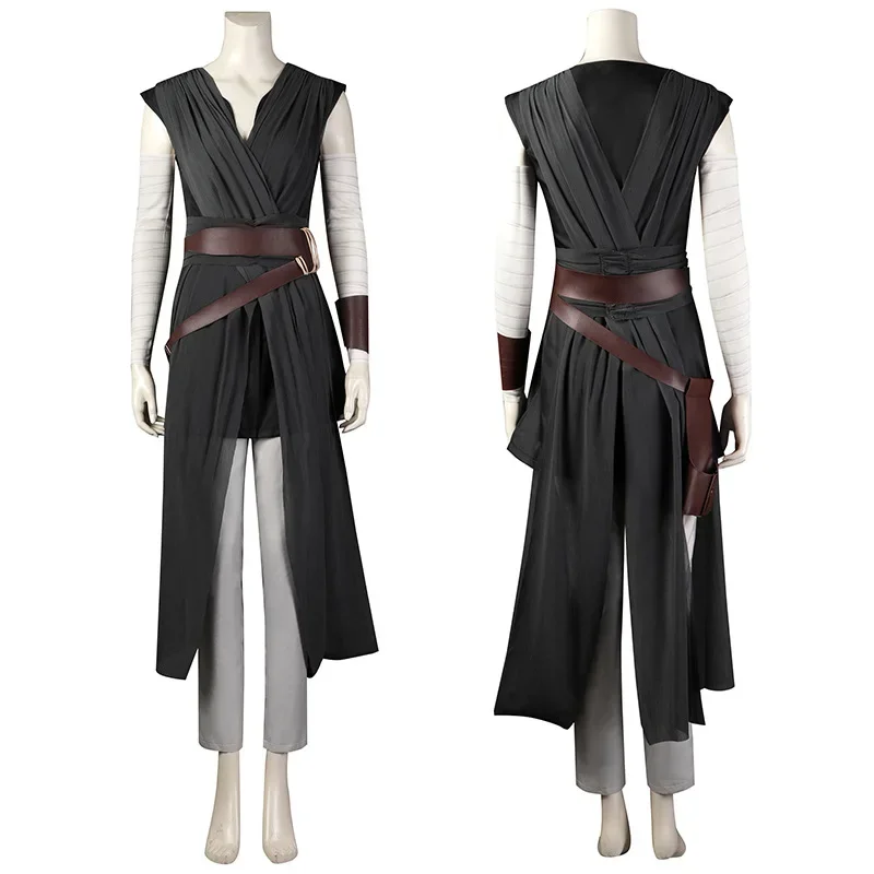 The Force Awakens Rey Skywalker Cosplay Costume Movie Character Uniform Set Comic Con Performance  Halloween Carnival Costumes