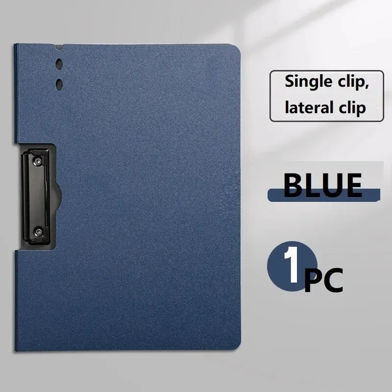1pc A4 Clipboard Folder with Cover, Hard Shell Document Holder for Office School, Portable Writing Board Paper Organizer,Office