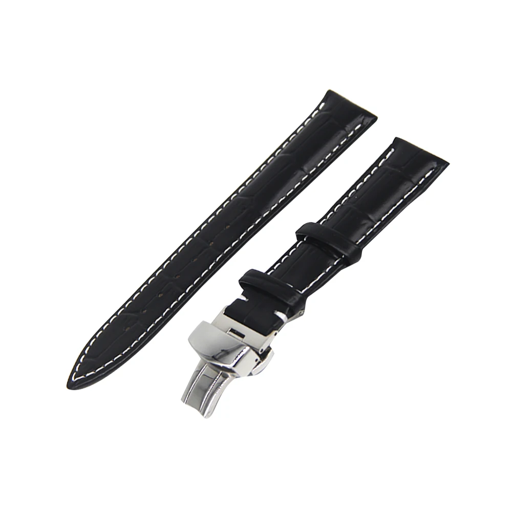 

20 Mm Watches Strap Watchband for Men Butterfly Buckle Stylish Straps Man