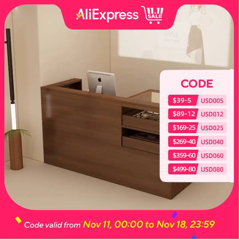 

Restaurant Drawers Reception Desks Beauty Salon Design Luxury Reception Desks Front Modern Cashier Biurko Do Recepcji Furniture