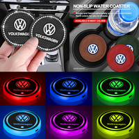 2Pcs Non-slip Car Water Cup Pad Drink Coaster Holder for Volkswagen VW Golf 6 7 GTI Tiguan Passat B5 B6 B7 CC Jetta MK5 MK6 Polo