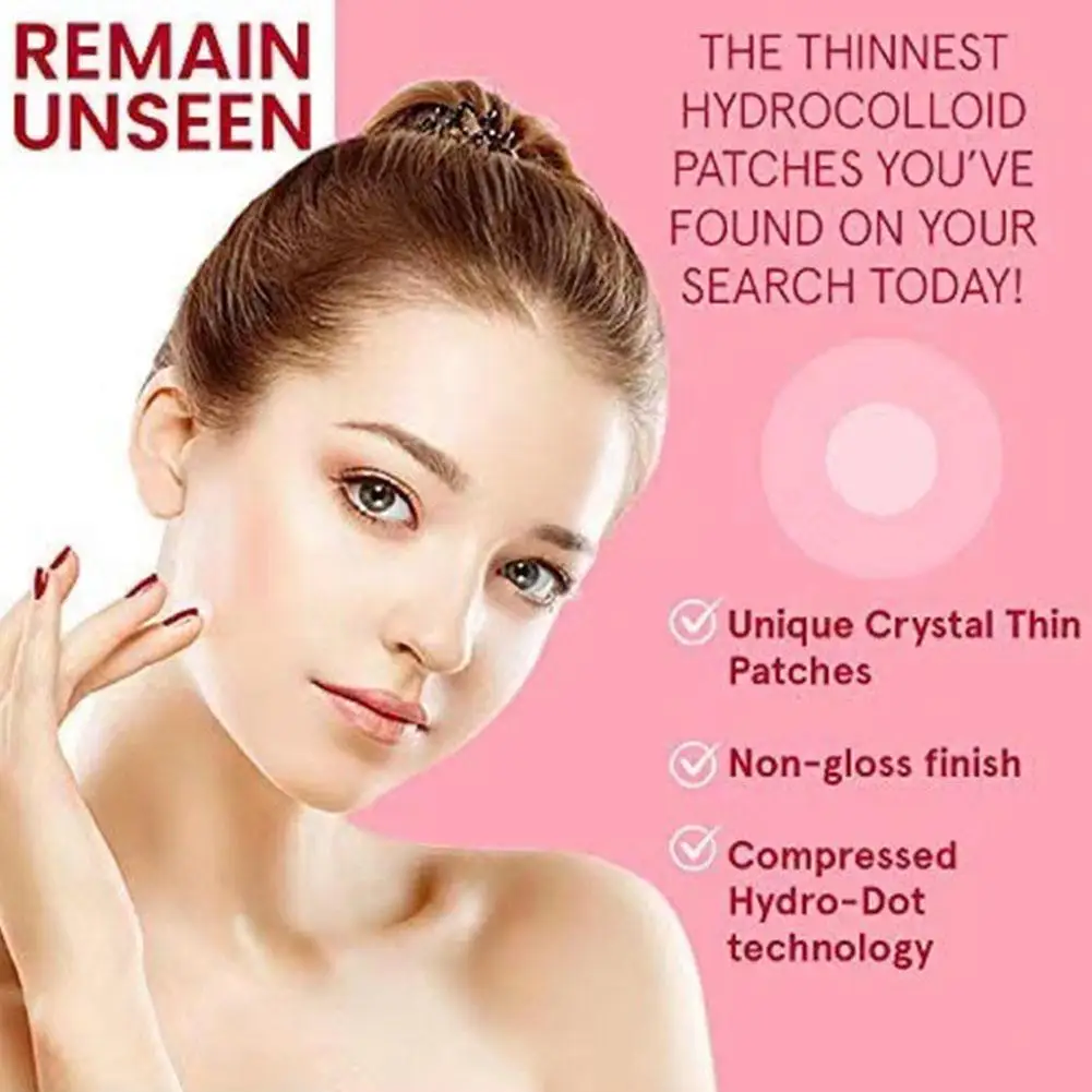 Invisible Concealer Acne Print Patch Transparent Hydrocolloid Patch Patch Acne-covering Invisible Invisible 24/36 Acne-cove M7W2