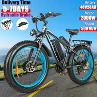 2025 New LAFLY European Stock 2000W Motor 48V23AH Capacity Detachable Battery 26 inch Fat Tire Mountain Off Road Electric Bicycl