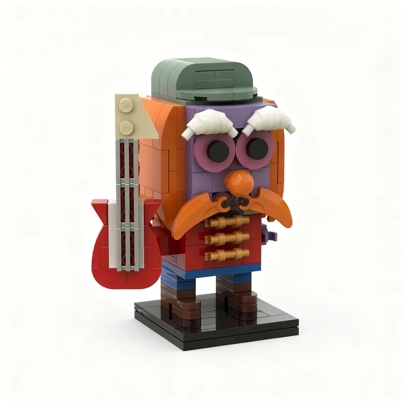 ตัวต่อ MOC Brickheadz ฟลอยด์ เพปเปอร์ มัปเพ็ตส์ อิเล็คทริค เมย์เฮม 179 ชิ้น ของเล่นตัวต่อ ของขวัญคริสต์มาส ของเล่นเสริมสร้างทักษะ