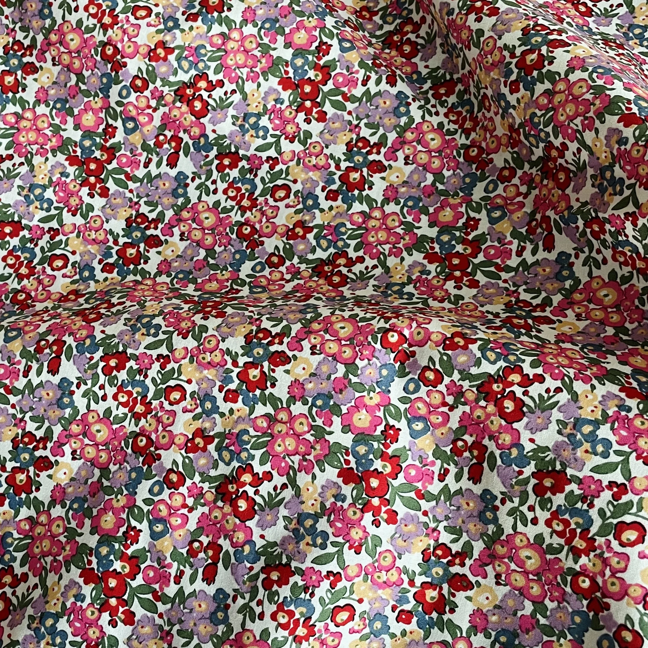 Betsy Pink 60S Tissun liberty 100% tessuto di cotone per bambini bambino cucito abiti di stoffa gonna fai da te Designer Patchwork Meter