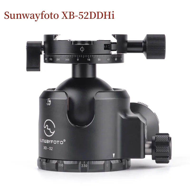 

Sunwayfoto XB-52DDHi Superior Low-Profile Ball Head Panoramic Tripod Head with Clamp DDH-05N