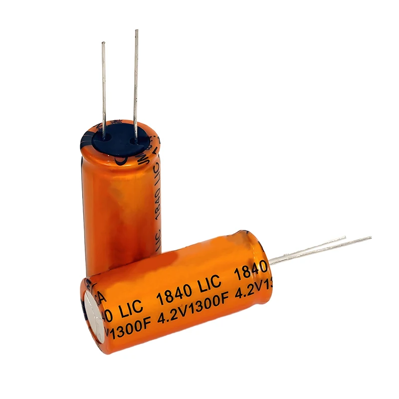 Customizable 3.8V/4.2V 1300F High Energy Farad Capacitor Double Layer 650mah Super Capacitor