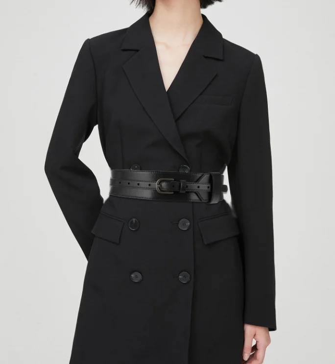 女性のファッション本革コルセット女性カマーバンドコートウエストバンドドレス宣言ワイドベルト-j1066