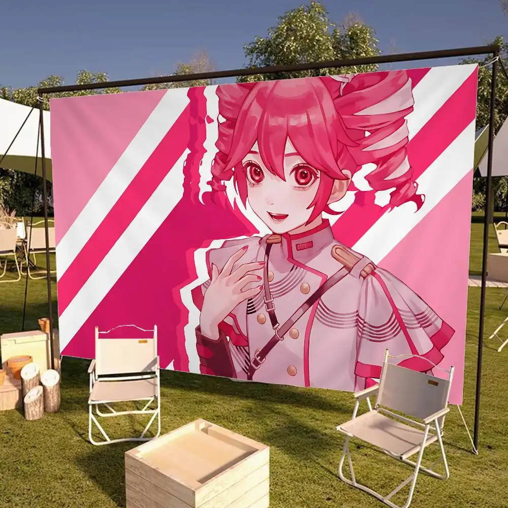Popular Virtual Singer T-tetoS Advanced Printing Commercial Advertising Flag Company Party Banner