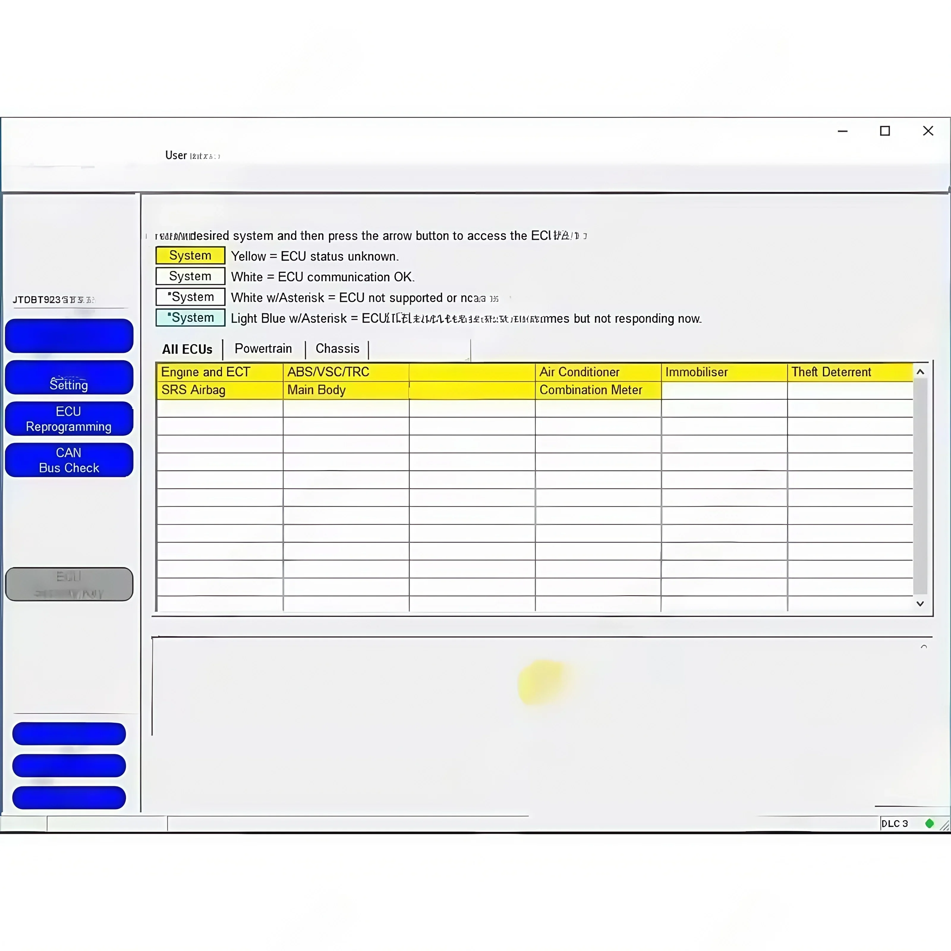 Techstream-digitization for Toyota Lexus and Scion, Diagnosis of cars, customer setting, programming and reprogramming (ECM/ECU)
