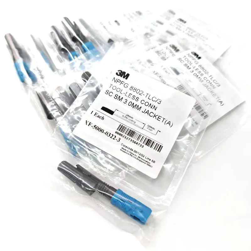 

3M SC UPC 8802-TLC/3 Встроенный оптоволоконный быстрый разъем 3M SC UPC 3,0 FTTH Волоконно-оптический быстрый разъем