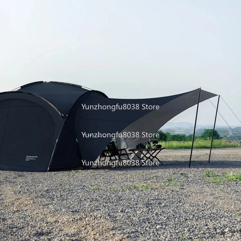 

Functional Large Camping Tent Equipment Rainproof and Sunscreen Tent Spherical Sunshade Camping Tent
