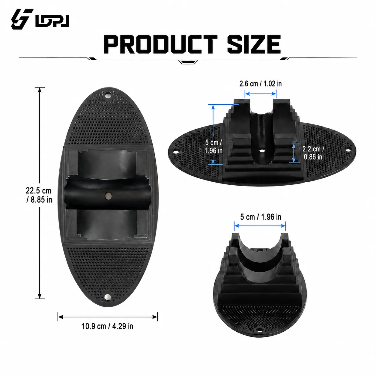 LDPJ Black Multifunctional Scooter/Bicycle Wheel Pad, High-Strength and Durable, Solves the Problem of Bicycle Parking