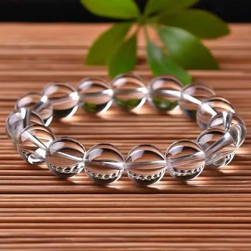 

Premium white crystal bracelet women's and men's clean body transparent crystal bracelet couple jewelry gift