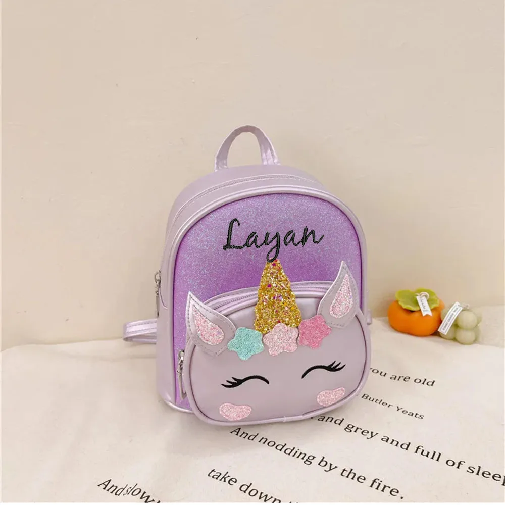 Custom New Children Student Leisure Backpack Personalized Cartoon Cute Pony Lightweight Backpack for Girls Kindergarten Book Bag