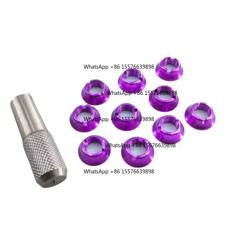 ZOCI-FOR Aluminum Alloy Multicolor Control Switch 1wrench with 12 Nuts for RadioLink FUTABA  JR/Frsky Accessories