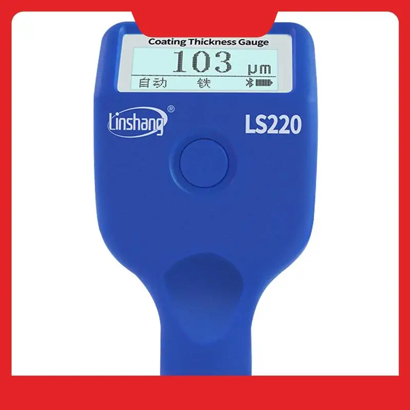 

Linshang LS220B Bluetooth Thickness Gauge Coating Thickness Gauge Car Paint Meter LCD Screen 2000Um For Car Dry Film-N38R