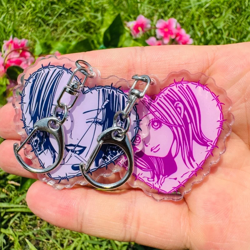 NANA Oosaki Nana Komatsu Nana Cosplay Anime Game Accessories Badge Keychain Game Key Chain Pendant Cartoon Gifts view 5