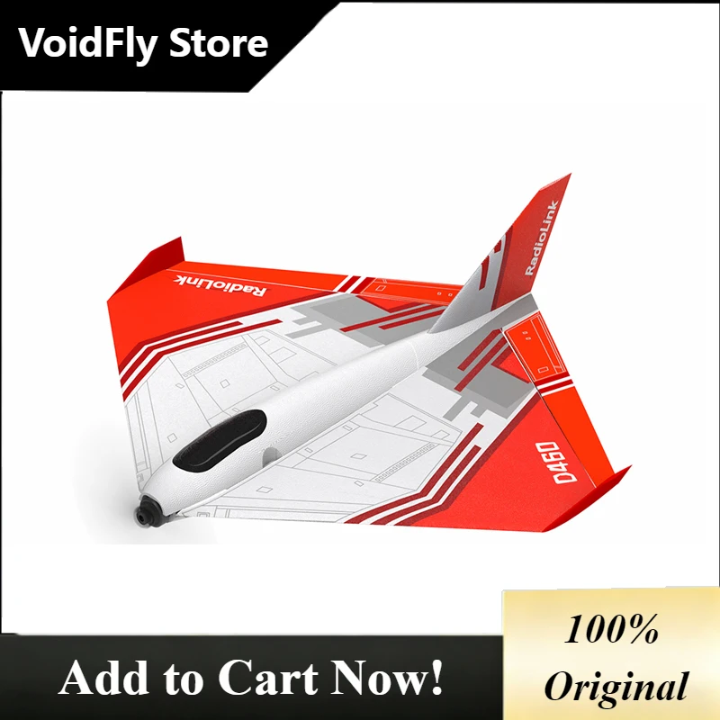 VoidFly RadioLink D460 RC Fixed Wing Drone EPP Material Yet EPO Appearance Flight Controller Assist Balance For Adult Beginners