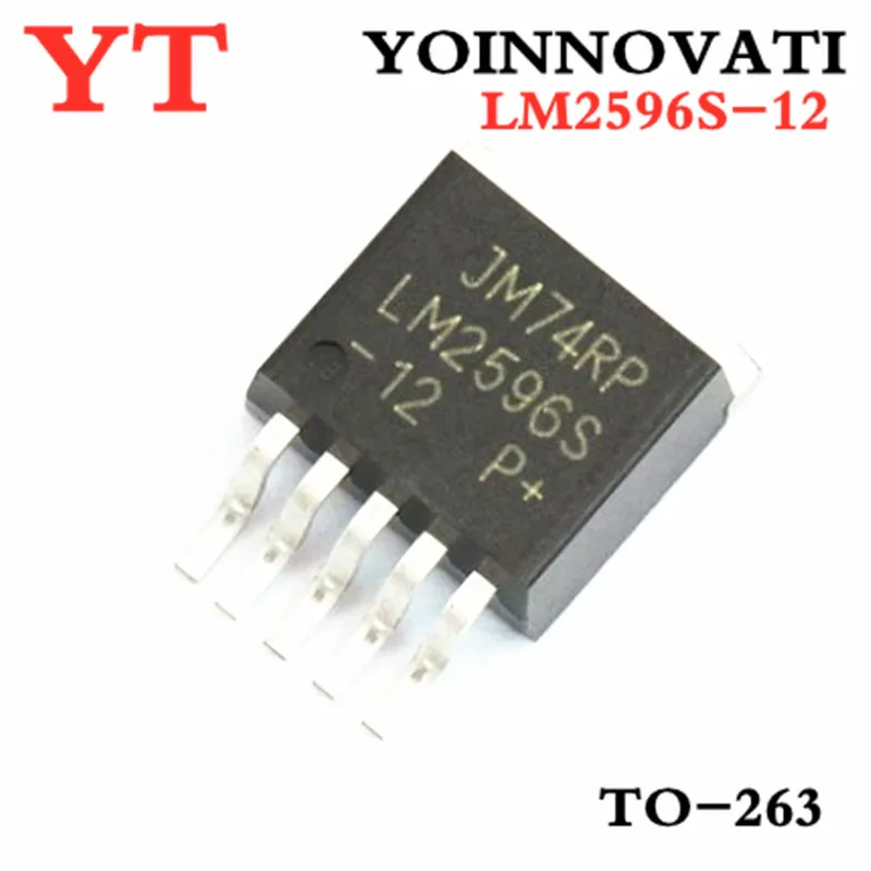 10PCS LM2596S-12 LM2596S LM2596 LM2596S -12 TO-263-5 IC