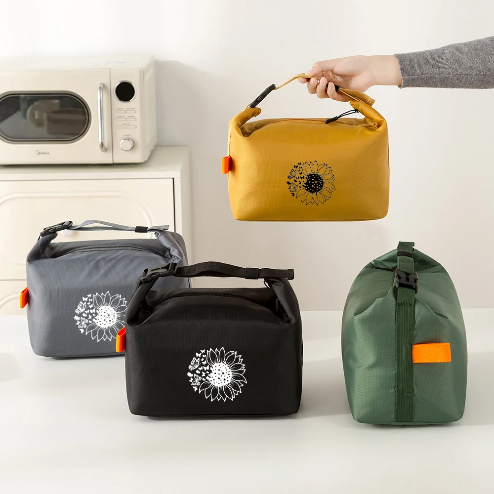 1 Stück Isolierte Lunch-Tasche für Büroangestellte, Große Handliche Lunchbox - Geeignet für Outdoor-Camping und Picknick-Aufbewahrung