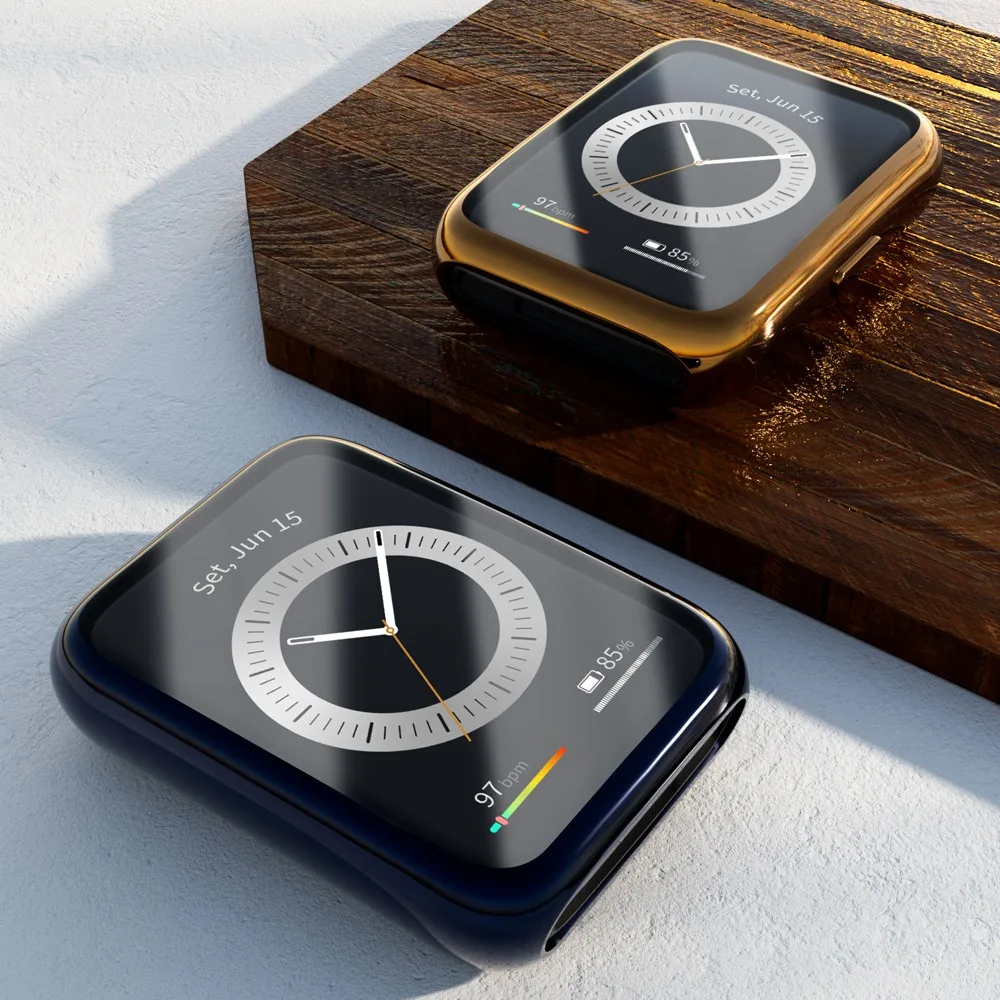 TPU Screen Protector Smartwatch Shockproof Full Protective Case Clear Translucency Full Coverage for Huawei Watch Fit 2