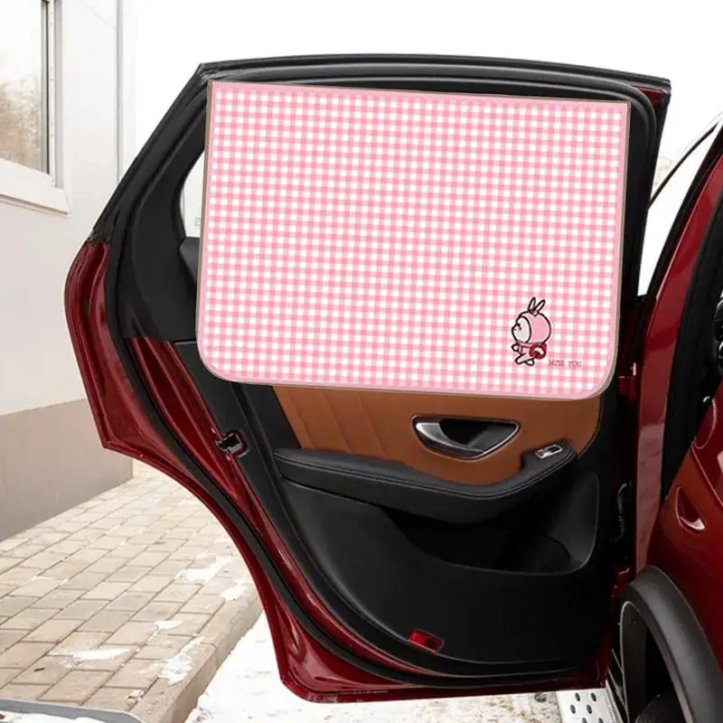 Car Window Shades Magnetic Side Window Sun Shade For Baby Retractable  Fordable Car Curtains UV Protection Auto Accessories