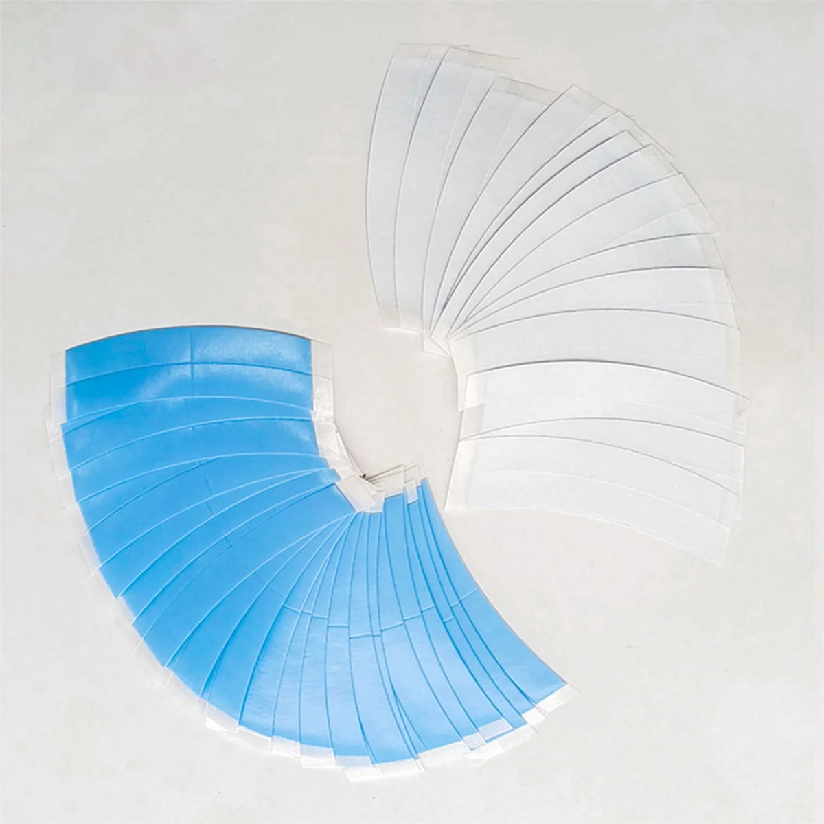 ABGN 288 قطعة/الوحدة الأزرق الثابتة شريط مزدوج شعر مستعار لاصق تمديد الشعر الشريط مقاوم للماء لفيلم شعر مستعار الدانتيل الشعر المستعار مع خط الحز