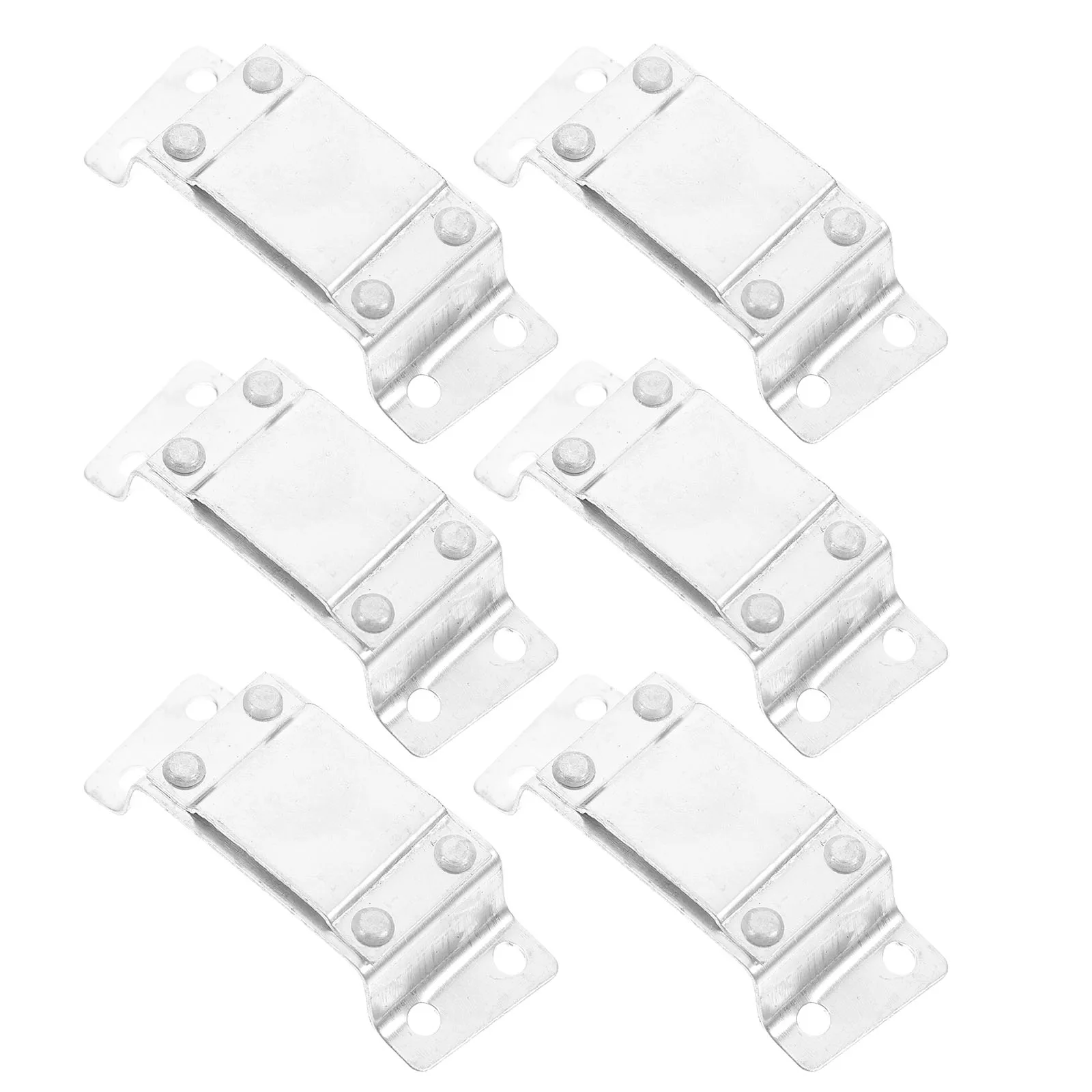 

6pcs Hard Hat Clips Headlamp Bracket Lightweight Miner Light Holder Extension Work Maintenance