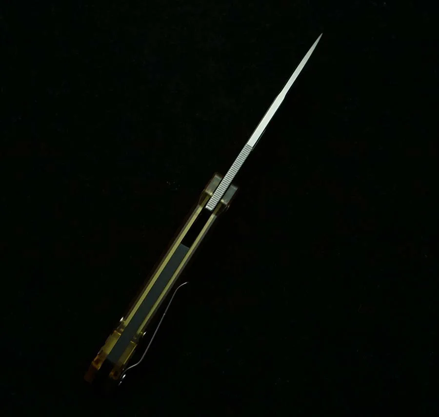 LEMIFSHE K110/M390 شفرة التيتانيوم/ميكارتا مقبض سكين للفرد في الهواء الطلق التخييم المطبخ بقاء أداة EDC متعددة الوظائف