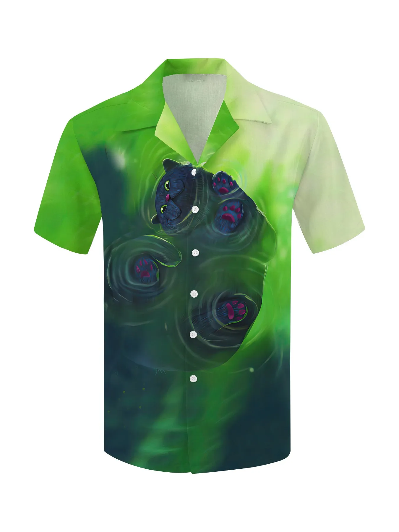 Fashion Man 2024 Short Sleeve Shirt Man Color  Mens Summer Shirt Rendering Official-website Comfortable and Lightweight