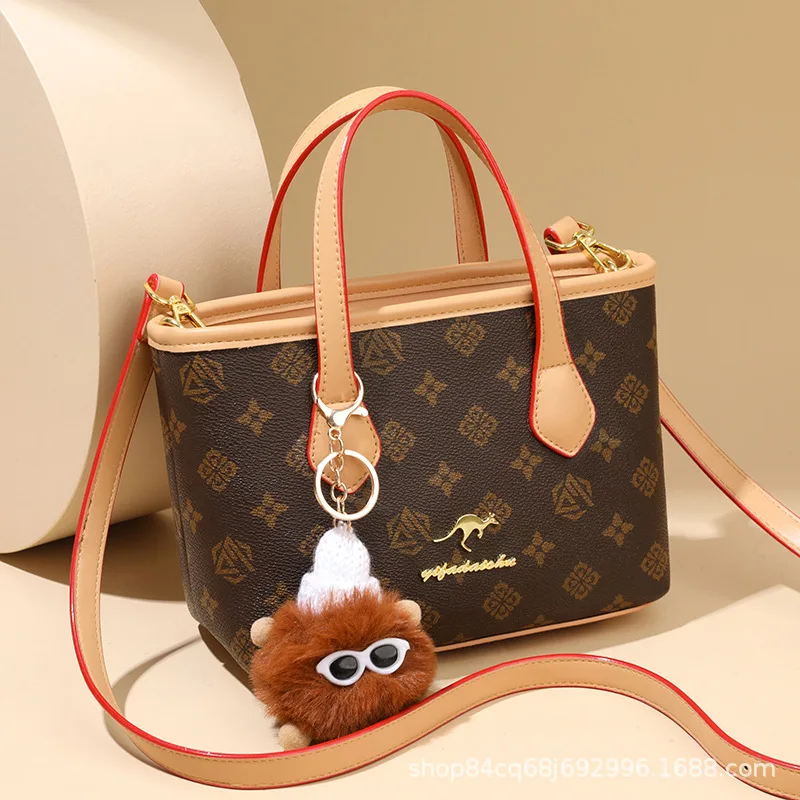 

Женская структурированная сумка через плечо премиум-класса из гальки, трансформируемая сумка через плечо, пригородная сумка для офиса в кафе, переходное необходимое ​ ​