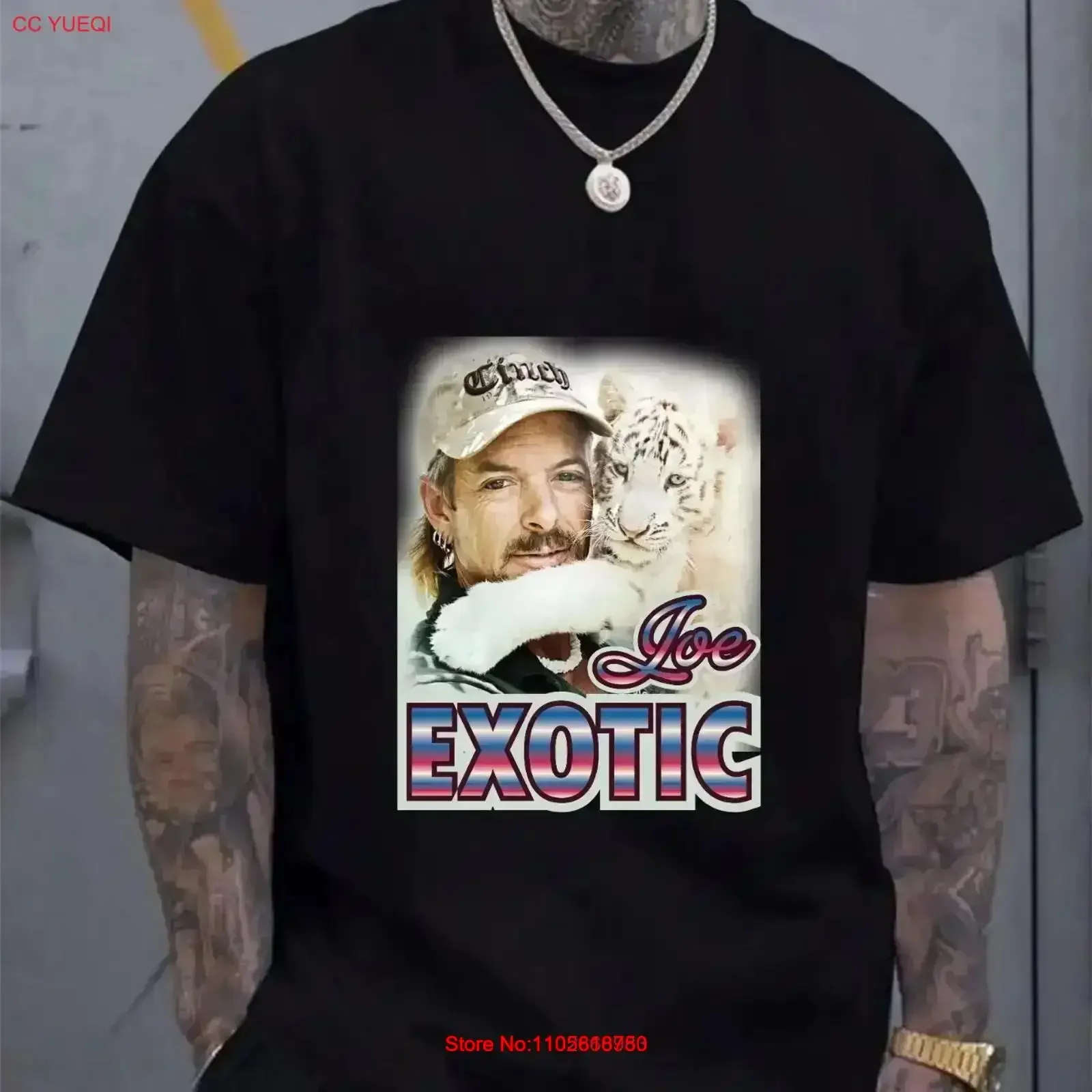 Joe Exotic T shirt Tiger king funny meme Cult classic vintage Washed Breathable Top For Everyday Wear streetwear graphic homme