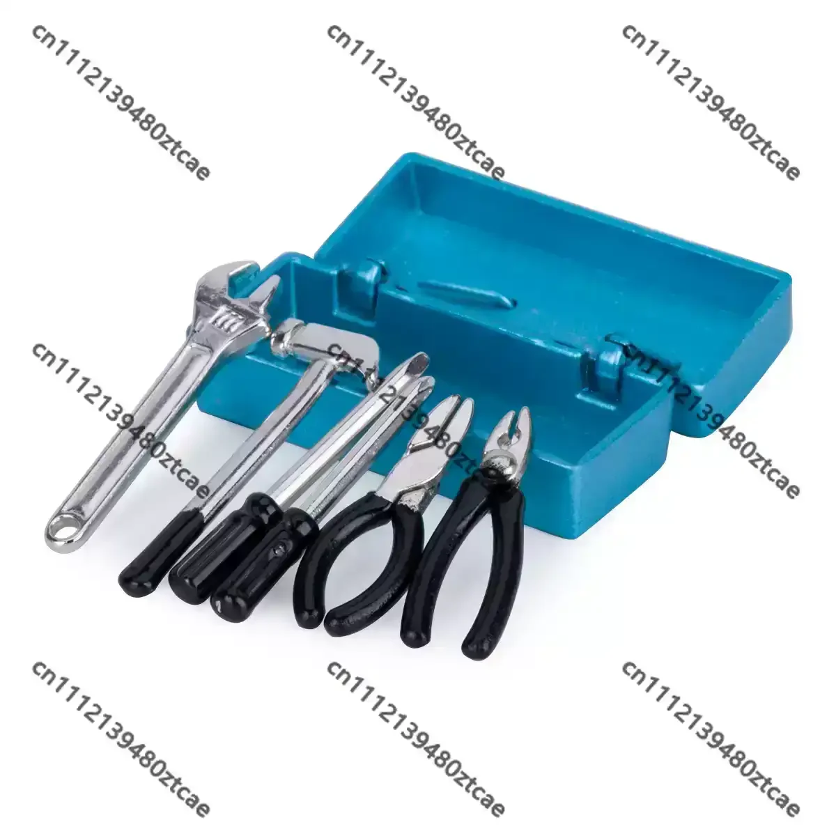 RC Simulation Model Car Mini Repair Tool Kit Hammer Wrench Pliers Screwdriver With Storage Box Maintenance Accessories