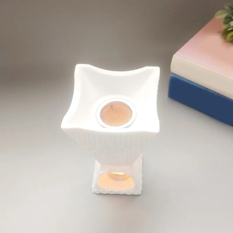 New Shown-Modern Square Corner Holy Grail Incense Burner Light Luxury Aromatherapy Burner Home Living Room Desktop Decoration