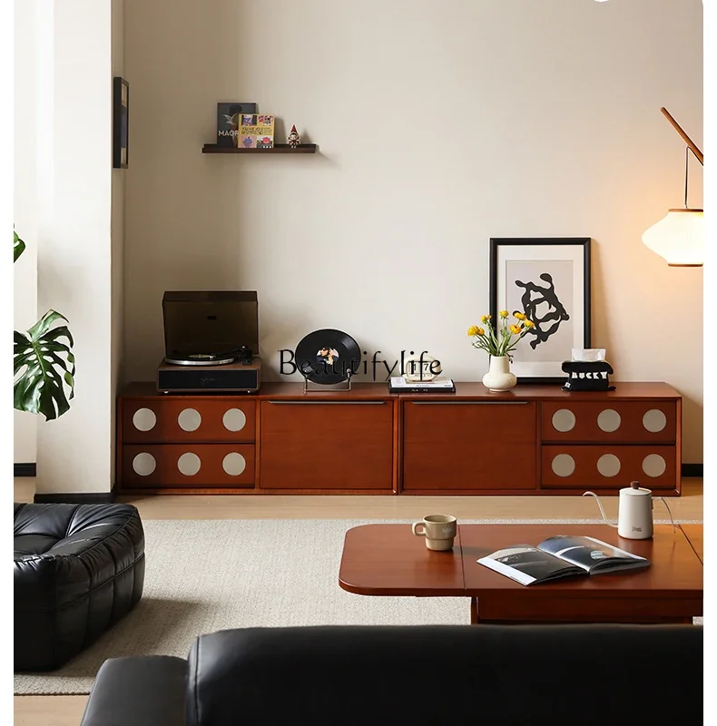 

yj57 Solid wood module combination locker living room bedroom home storage TV cabinet