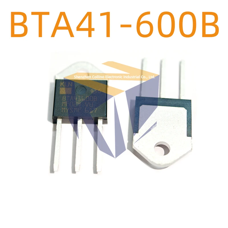 1pcs BTA41-600B KLN BTA41600BRG BTA41600B TOP-3 Triac 40A 600V Direct Plug