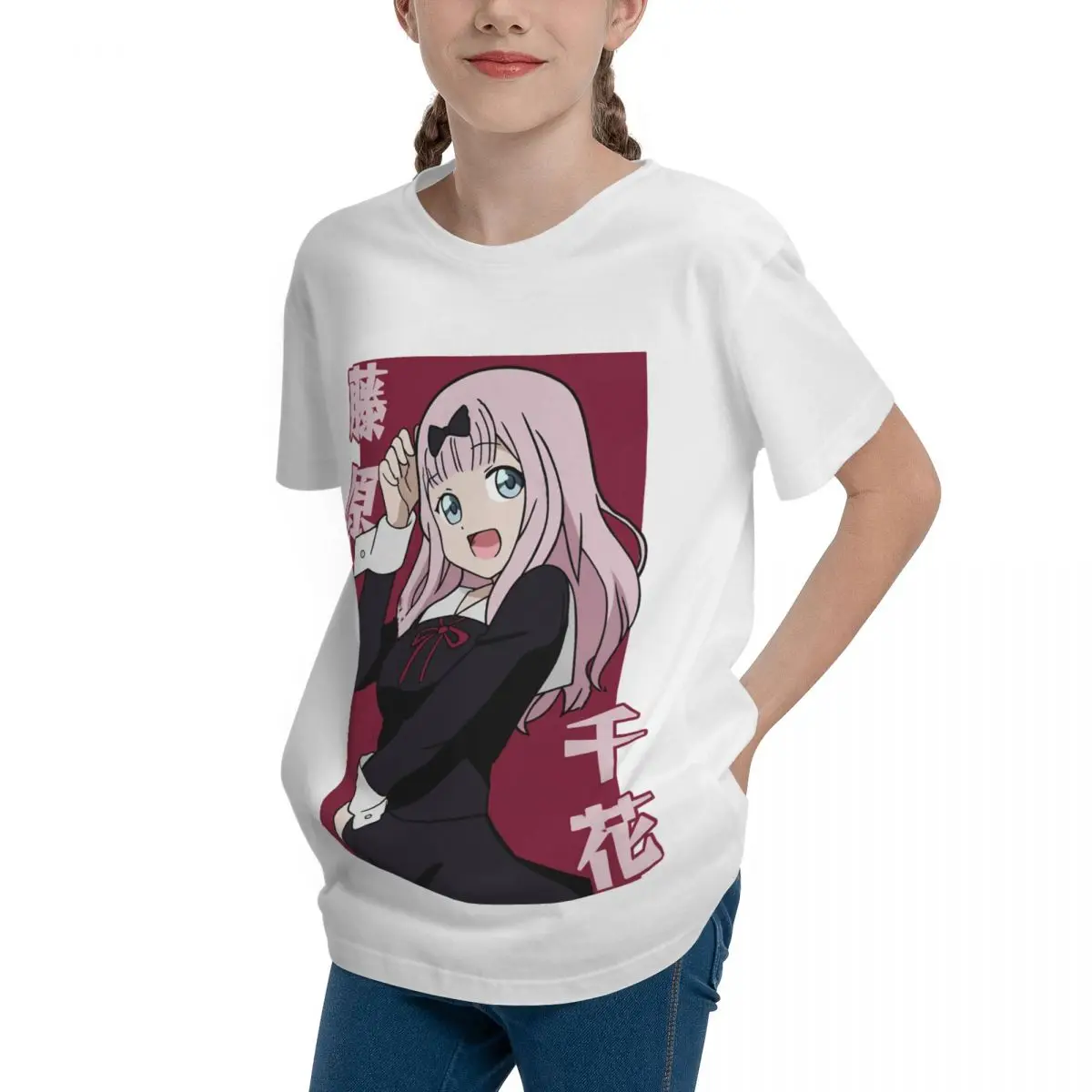 Fresh Chika Fujiwara Classic For Sale Adolescents Basic Short Sleeve T-Shirt T-shirts Cute Top quality Home Geek