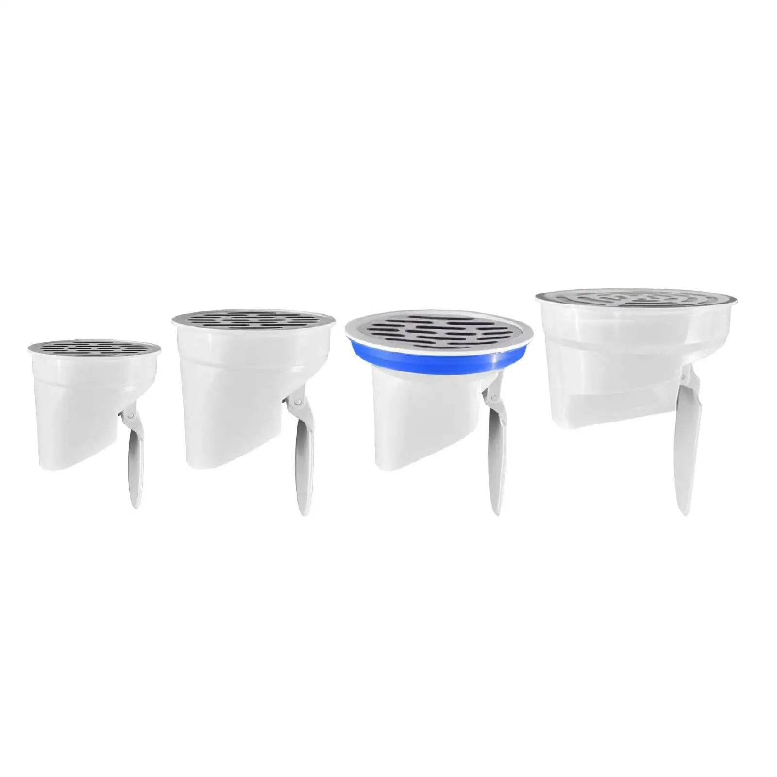 Drainage Pipe Floor Drain Backflow Preventer Auto Closing Small Drain Basket for Bathroom Kitchen