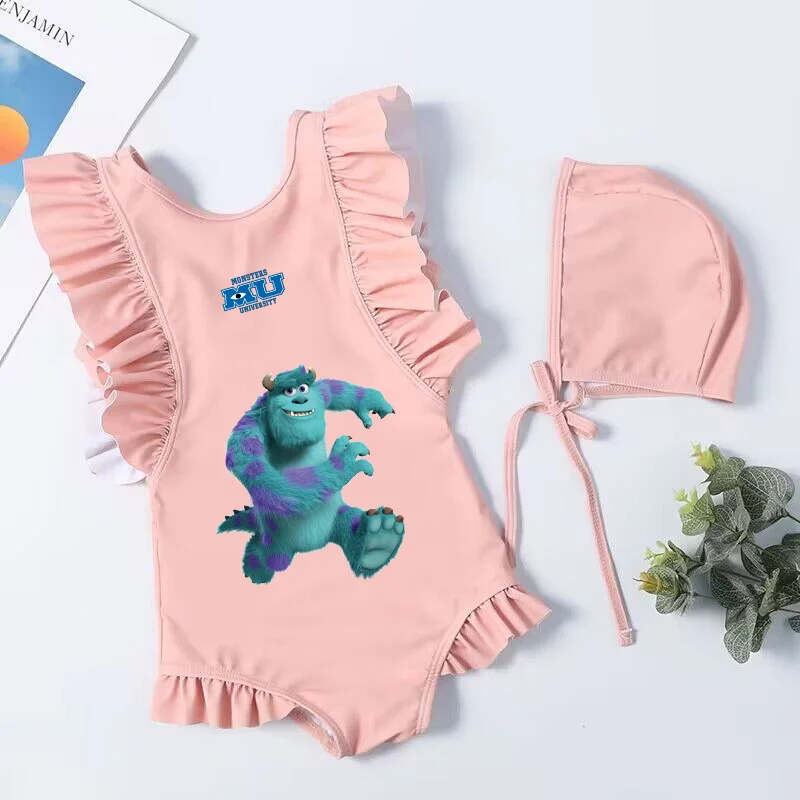 

Детский слитный купальник Monsters University мультяшный купальник для малышей детский купальник купальный костюм для девочек купальные рубашки для серфинга