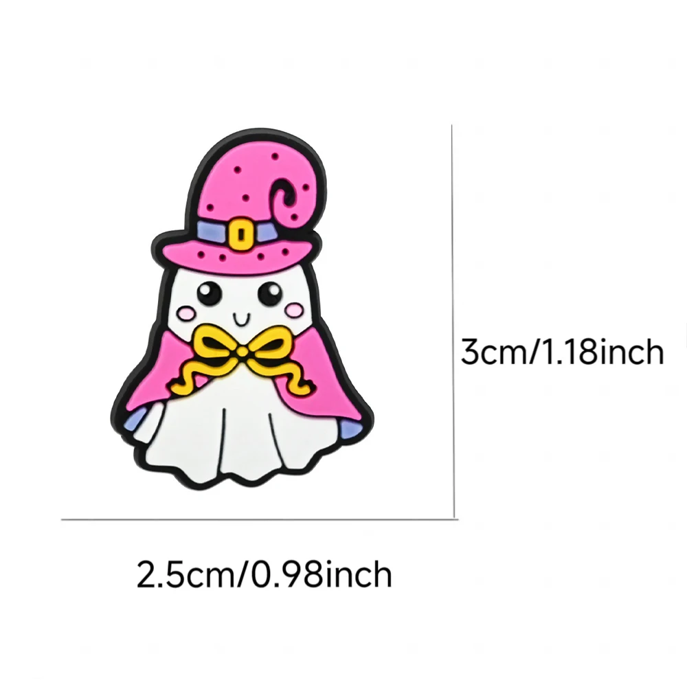 Hot Sales 9-200Pcs Cartoon Halloween Series PVC Shoe Accessories DIY Detachable Waterproof Creativity Fashion Party Gifts