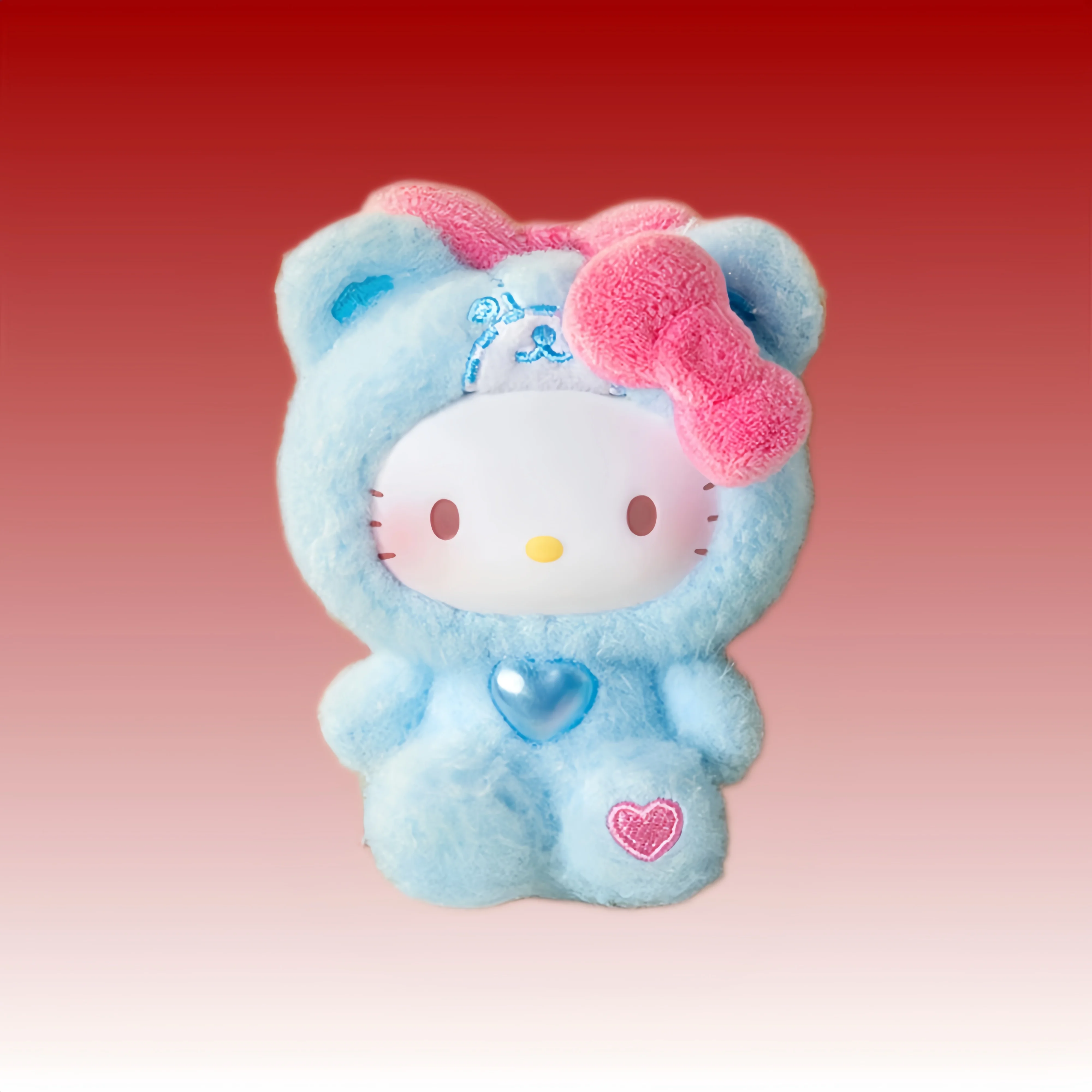Hello Kitty Teddy Pajamas Series слепая коробка мультяшная виниловая кукла с лицом изысканное украшение для рабочего стола аниме кулон Mystery Box подарок