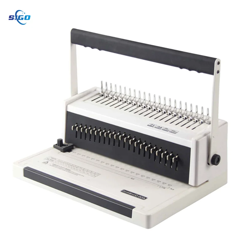 Easy For Bind Heavy Duty 25 Sheets Manual Punch Plastic Comb Binding Machine SG-C25A