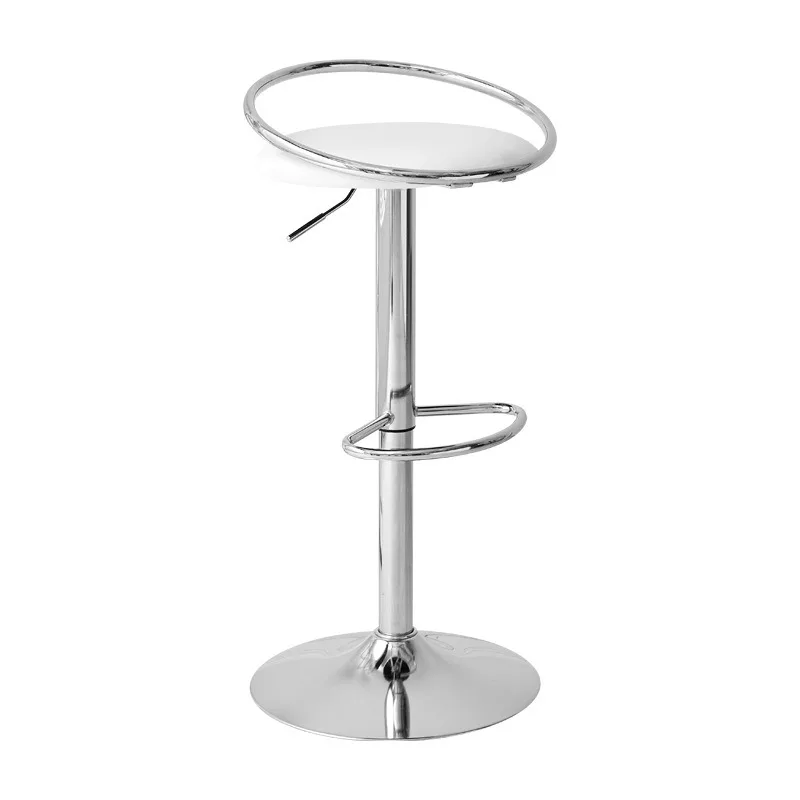 Lifting high stool reliable back modern simple wrought iron bar chair home bar stool front desk bar chair